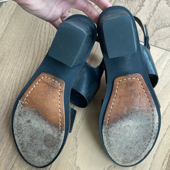 Rag & Bone Block Heel Black Sandal (40) - Picture 3 of 4